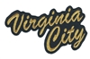 Virginia City script souvenir embroidered patch