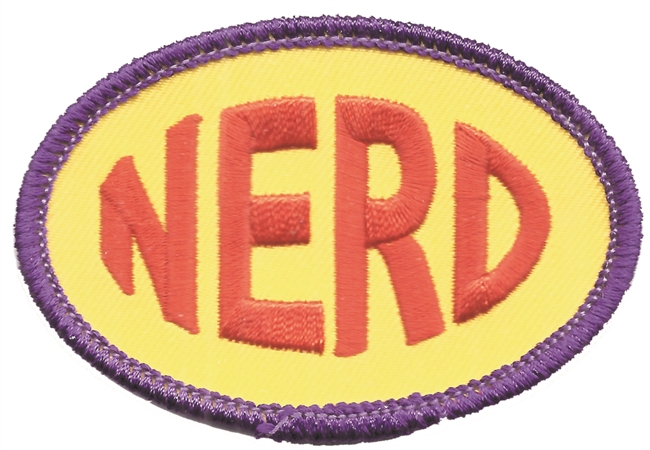 NERD embroidered patch.