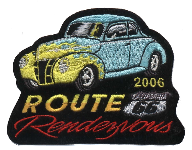 2006 ROUTE 66 RENDEZVOUS  souvenir patch