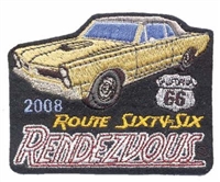 2008 ROUTE 66 RENDEZVOUS  souvenir patch