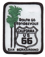 Route 66 Rendezvous embroidered patch