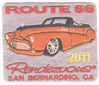 2011 ROUTE 66 RENDEZVOUS - SAN BERNARDINO souvenir patch