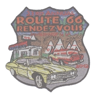 ROUTE 66 RENDEZVOUS  2012 souvenir patch