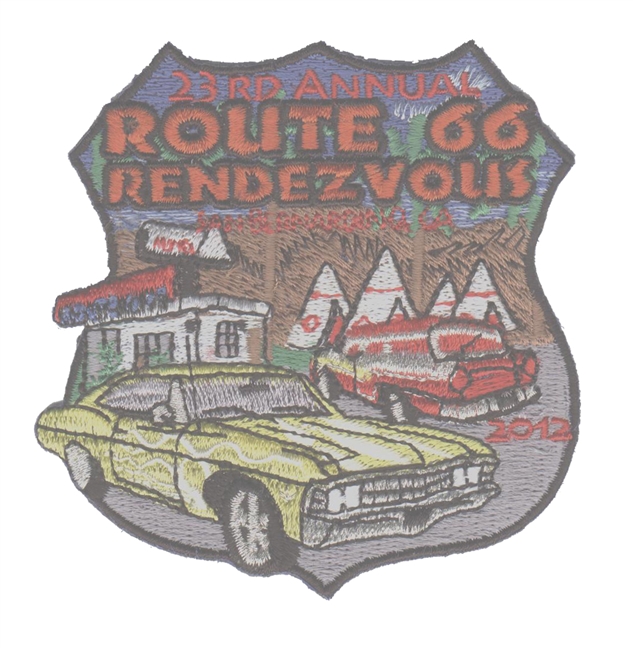 ROUTE 66 RENDEZVOUS  2012 souvenir patch