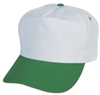 Cotton 5 panel cap with a plastic one size fits most size adjust. Printable front. We can sew most patches onto these caps.