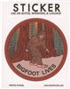 BIGFOOT LIVES novelty sticker