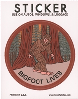 BIGFOOT LIVES novelty sticker
