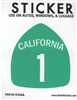 CALIFORNIA 1 sticker