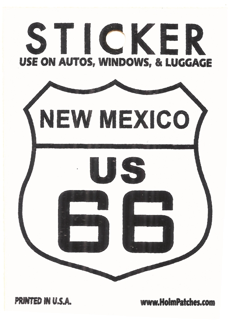 NEW MEXICO US 66 sticker, route 66