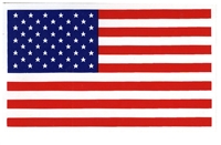 US flag sticker