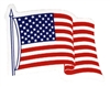 0450-6836 - US wavy flag sticker