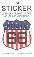 ROUTE US 66 flag sticker