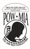 POW - MIA YOU ARE NOT FORGOTTEN sticker