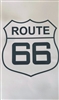 ROUTE 66 Windowcal Static Cling inside sticker