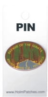 AVENUE OF THE GIANTS - REDCREST - MYERS FLAT - PHILLIPSVILLE hat pin