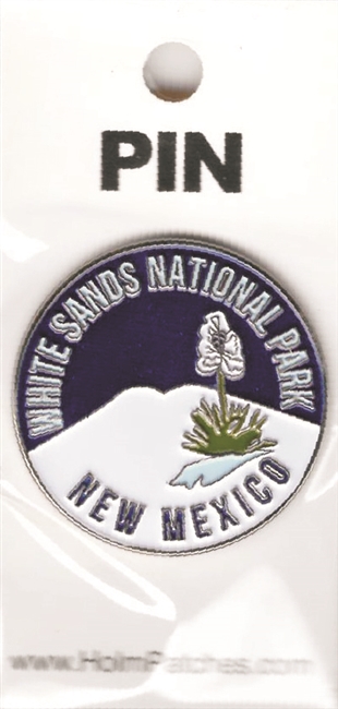 WHITE SANDS NATIONAL PARK NEW MEXICO hat pin, NM