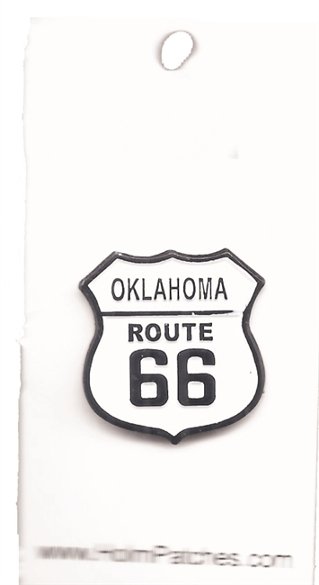 OKLAHOMA ROUTE 66 hat pin.