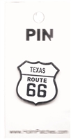 TEXAS ROUTE 66 hat pin, TX