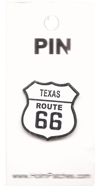 TEXAS ROUTE 66 hat pin, TX