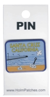 SANTA CRUZ CALIFORNIA pier hat pin