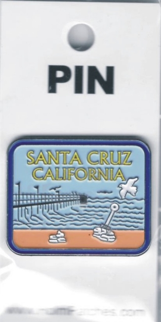 SANTA CRUZ CALIFORNIA pier hat pin