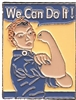 WE CAN DO IT hat pin