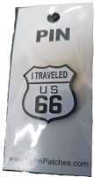 I TRAVELED US 66 hat pin, ROUTE 66