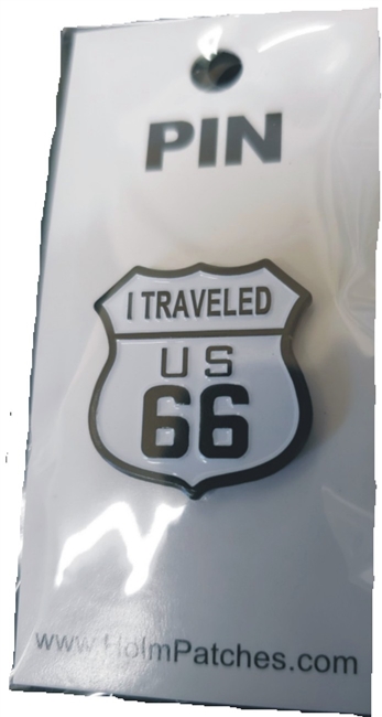 I TRAVELED US 66 hat pin, ROUTE 66