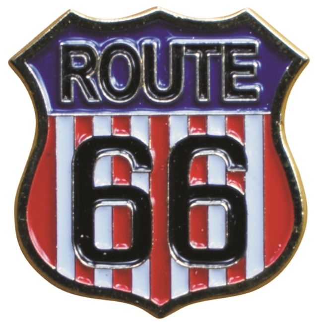 ROUTE 66 US flag background.
