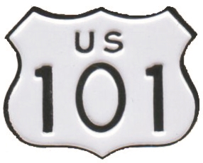 US 101 hat pin hat