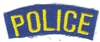 POLICE embroidered patch