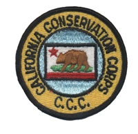 CALIFORNIA CONSERVATION CORPS souvenir embroidered patch