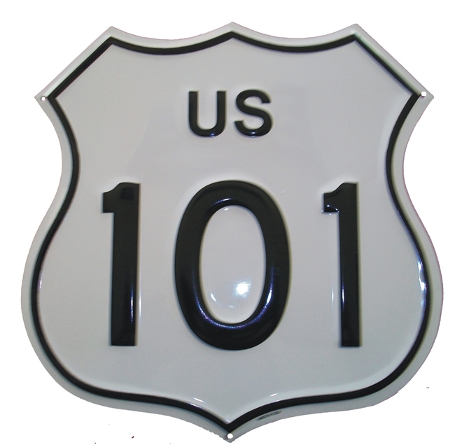 US 101 sign