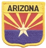 ARIZONA medium flag shield uniform or souvenir embroidered patch, AZ, ARIZ