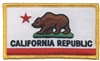 CALIFORNIA REPUBLIC flag uniform or souvenir embroidered patch