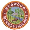 REDWOOD NATIONAL & STATE PARKS souvenir embroidered patch