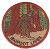 BIGFOOT LIVES souvenir embroidered patch