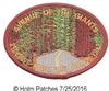 AVENUE OF THE GIANTS souvenir embroidered patch -  REDCREST - MYERS FLAT - PHILLIPSVILLE