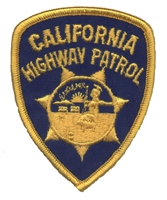 CALIFORNIA HIGHWAY PATROL souvenir embroidered patch