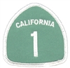 CALIFORNIA 1 souvenir embroidered patch