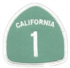 CALIFORNIA 1 souvenir embroidered patch - 1231