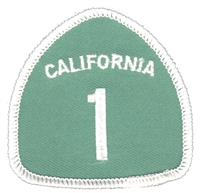 CALIFORNIA 1 souvenir embroidered patch