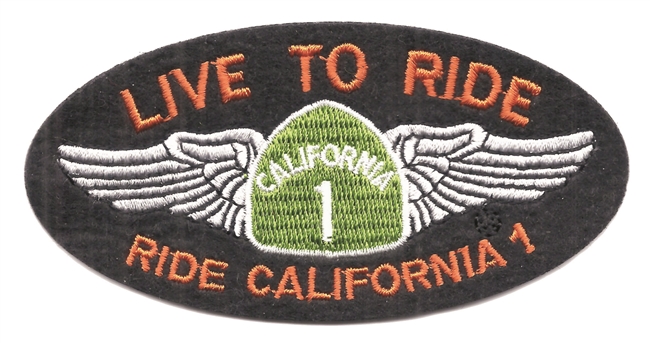 LIVE TO RIDE - RIDE CALIFORNIA 1 patch