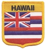 HAWAII medium flag shield souvenir or uniform embroidered patch, HI