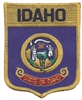 IDAHO large flag shield embroidered patch for souvenir or uniform, ID