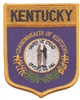 KENTUCKY large flag shield embroidered patch for souvenir or uniform, KY