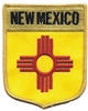 NEW MEXICO large flag shield uniform or souvenir embroidered patch, NM