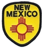 NEW MEXICO zia  shield souvenir embroidered patch