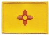 New Mexico flag uniform or souvenir embroidered patch, NM