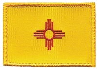 New Mexico flag uniform or souvenir embroidered patch, NM